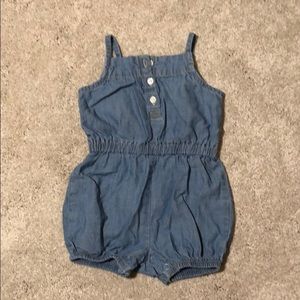 Denim romper